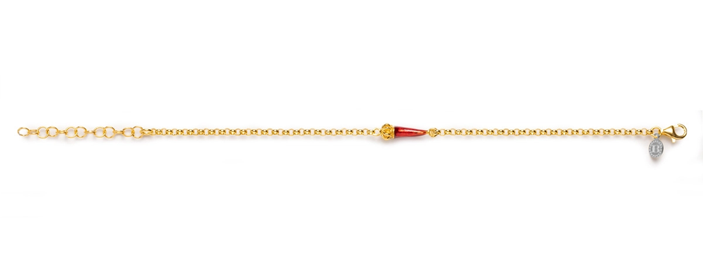 Bracciale donna Isola Bella Corno Portafortuna in argento 20001294