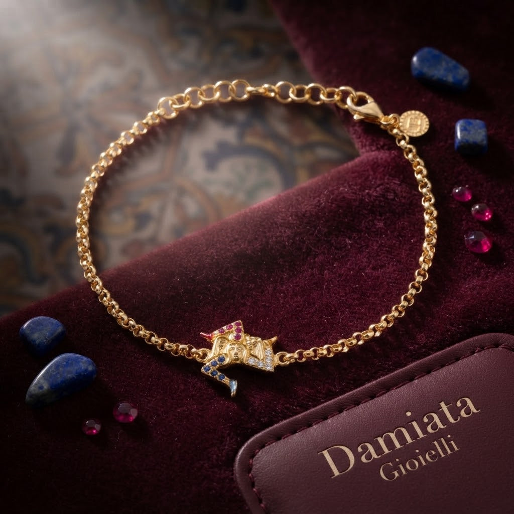 Bracciale donna Isola Bella Trinacria in argento e zirconi ref. 20001326