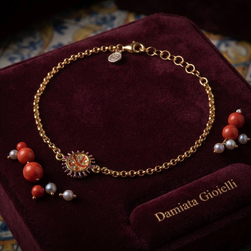 Bracciale donna Isola Bella Riccio Marino in argento con zirconi ref. 20001332
