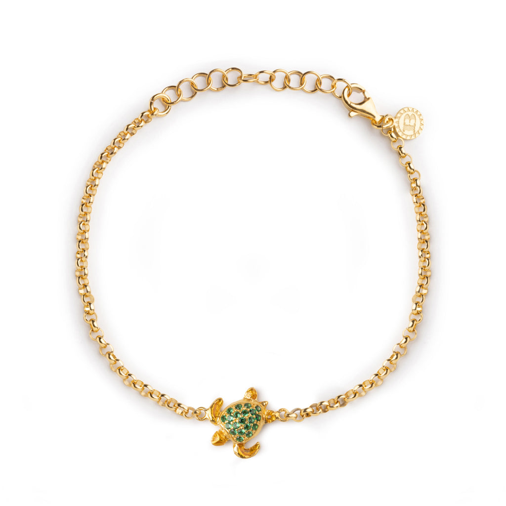 Bracciale donna Isola Bella Tartaruga in argento e zirconi 20001334