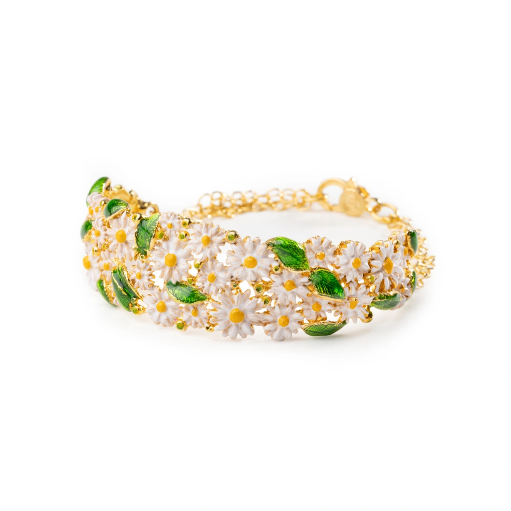 Bracciale semirigido donna Isola Bella Margherite in argento 20001355