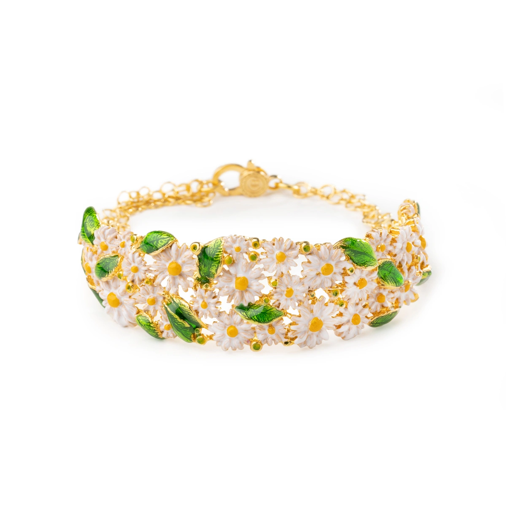 Bracciale semirigido donna Isola Bella Margherite in argento 20001355