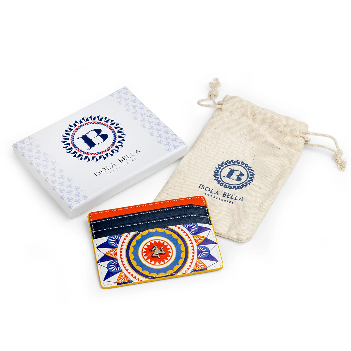 Porta carte di credito unisex Isola Bella in pelle 20001378