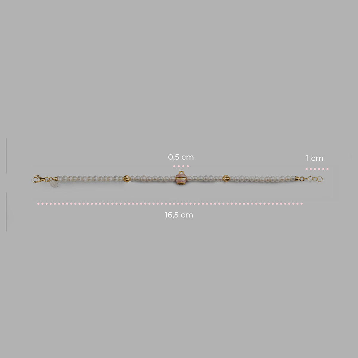 Bracciale donna Isola Bella Campanella in argento e perle 20001401