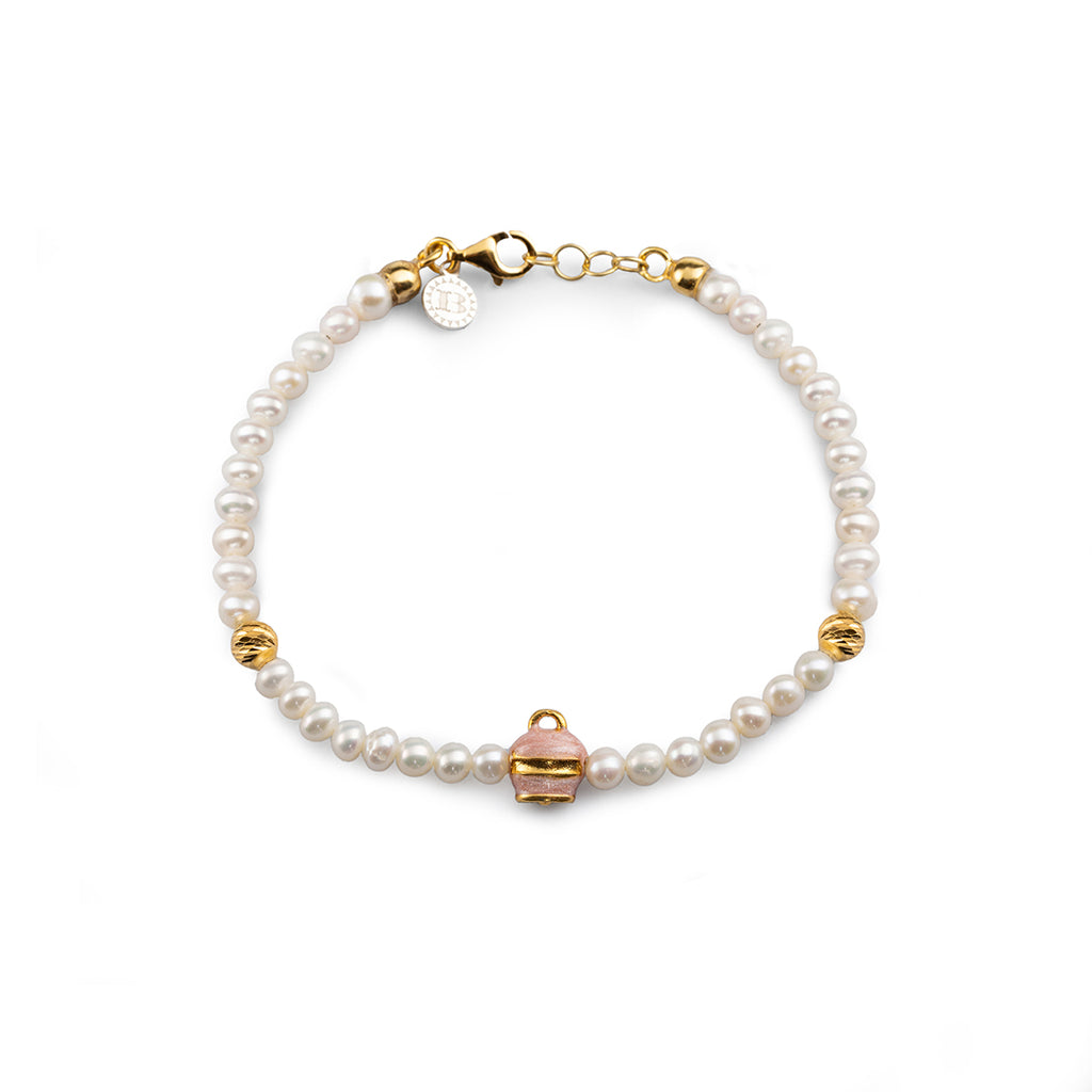 Bracciale donna Isola Bella Campanella in argento e perle 20001401