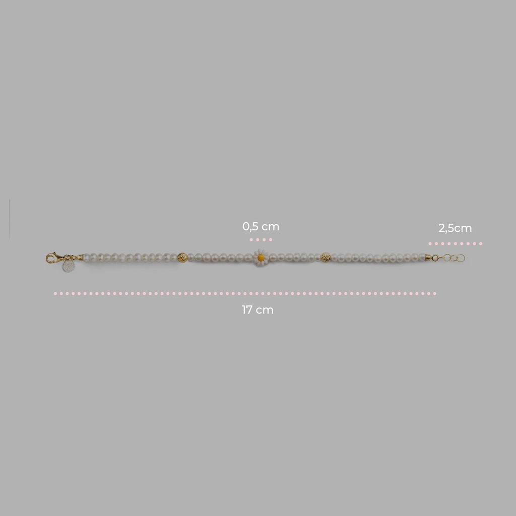 Bracciale donna Isola Bella Margherita in argento e perle 20001417
