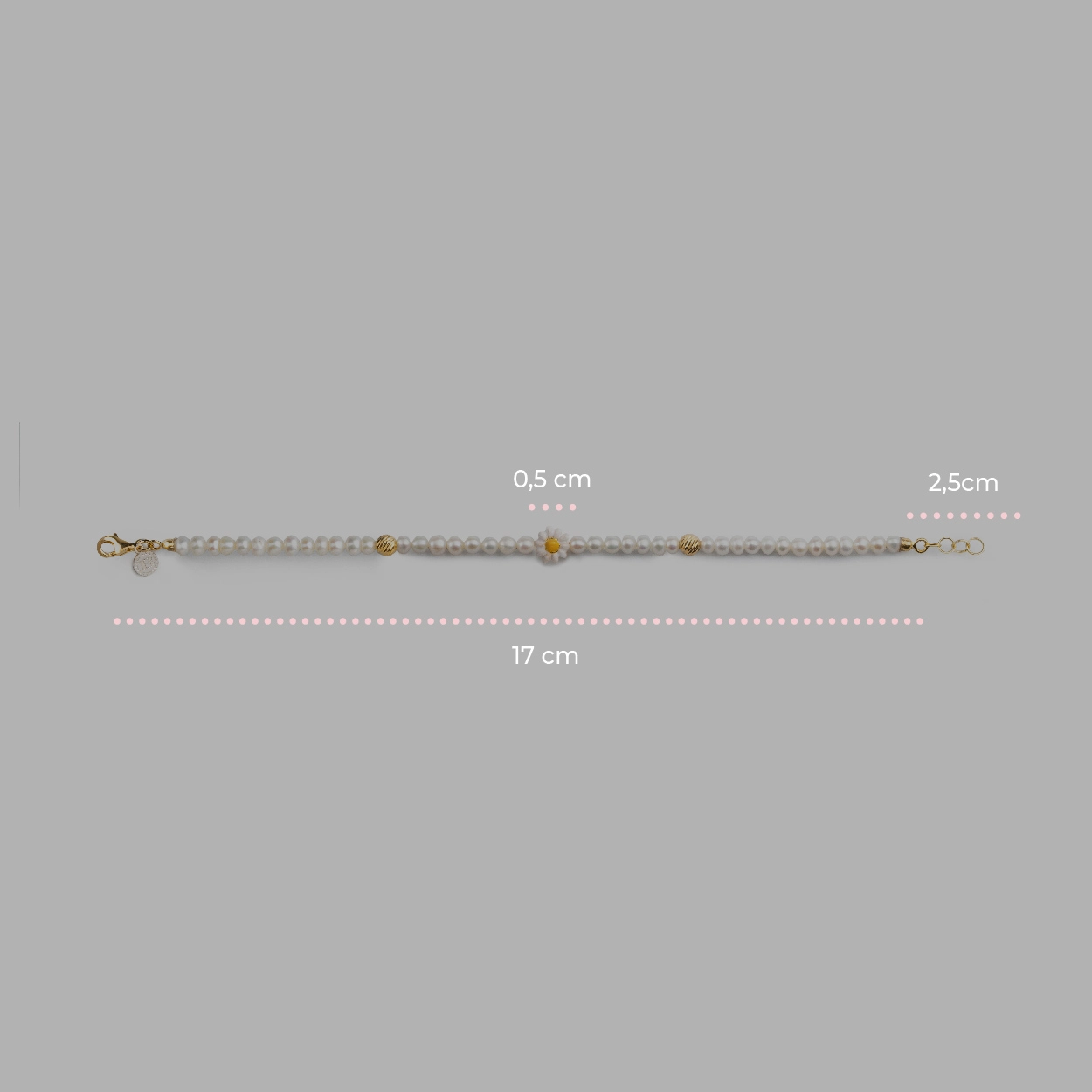 Bracciale donna Isola Bella Margherita in argento e perle 20001417