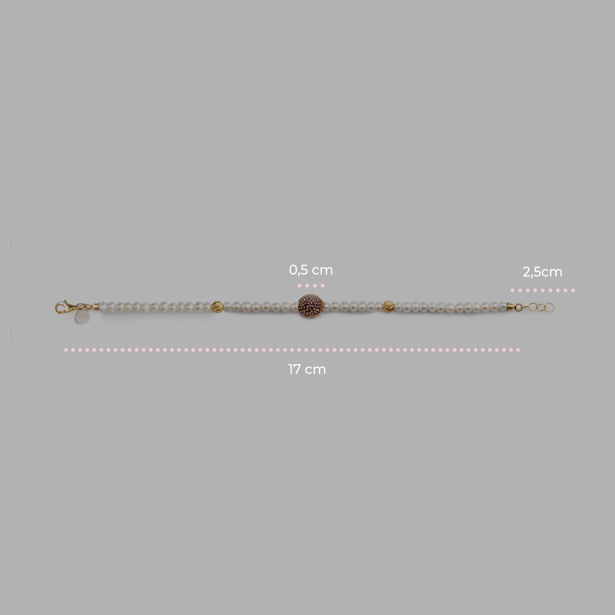 Bracciale donna Isola Bella Riccio Marino in argento e perle 20001419