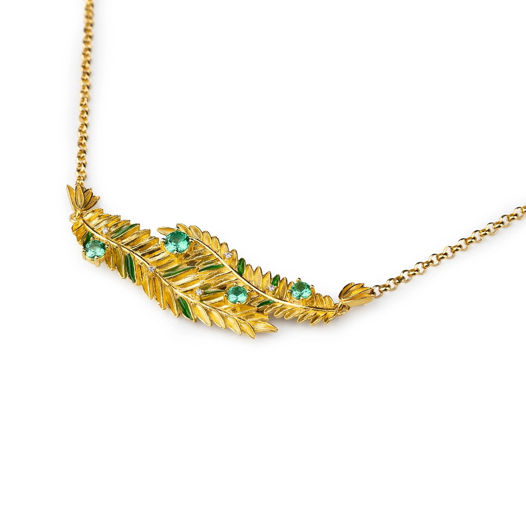 Collana donna Isola Bella Palme in argento e zirconi 20001430
