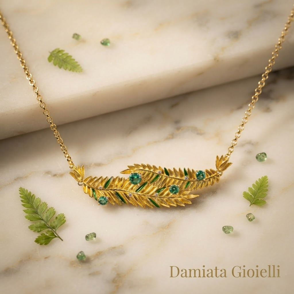 Collana donna Isola Bella Palme in argento e zirconi ref. 20001430