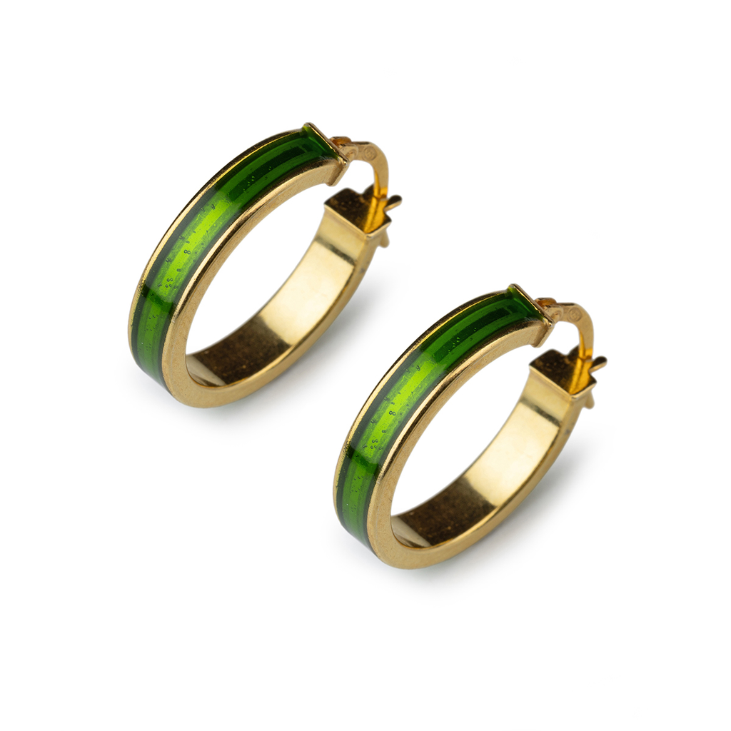 Orecchini donna Isola Bella Boccole Verdi in argento 20001460