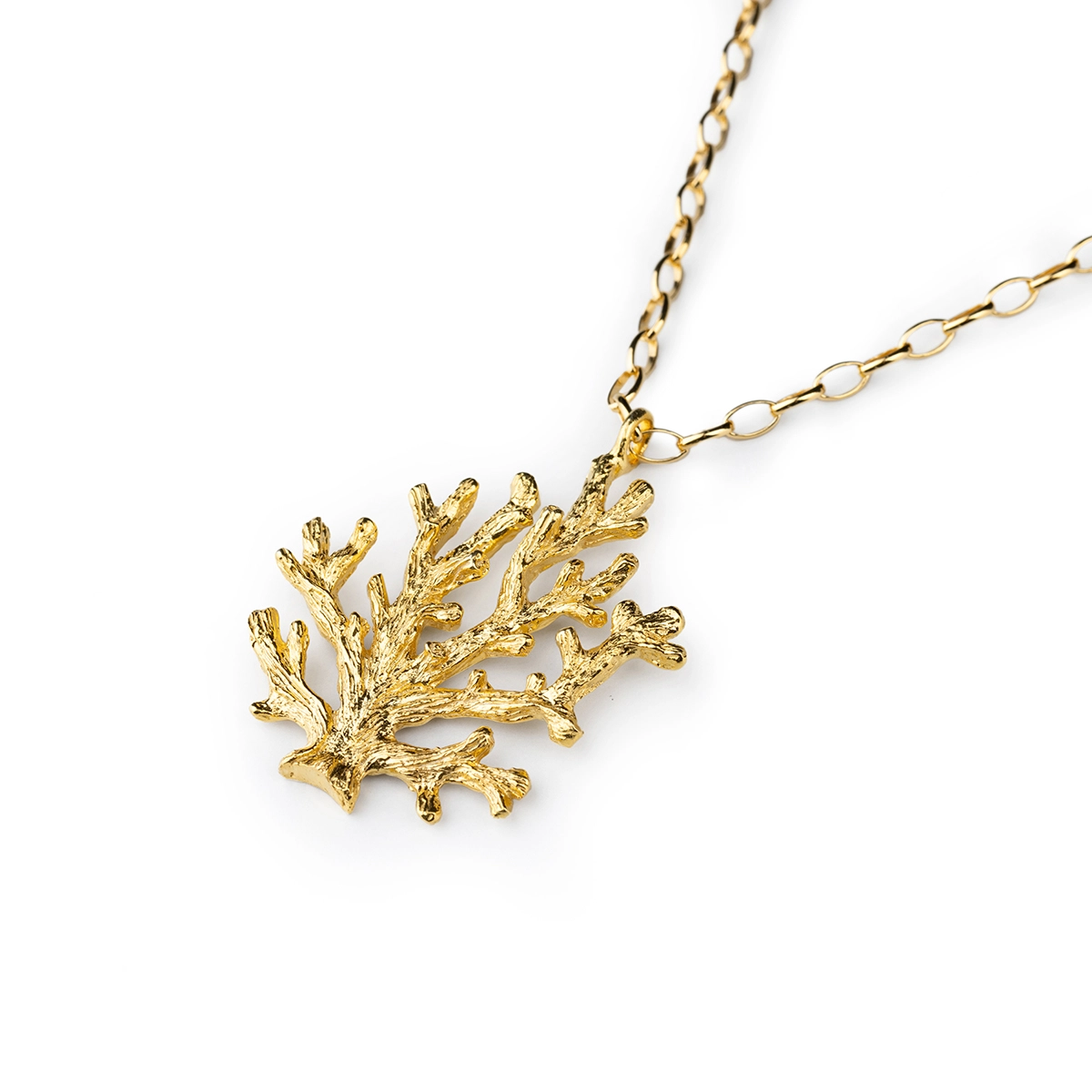 Collana donna Isola Bella Corallo in argento dorato 20001466