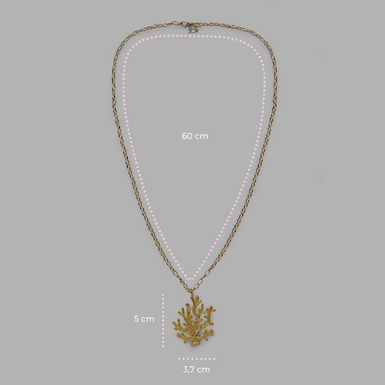 Collana donna Isola Bella Corallo in argento dorato 20001466