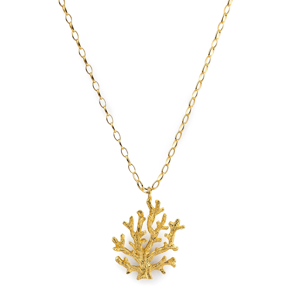 Collana donna Isola Bella Corallo in argento dorato 20001466