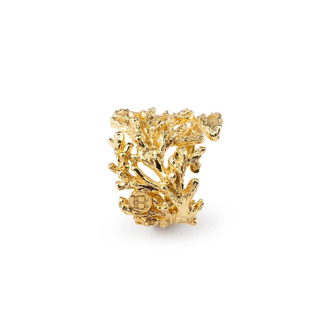 Anello donna Isola Bella Corallo in argento dorato 20001468