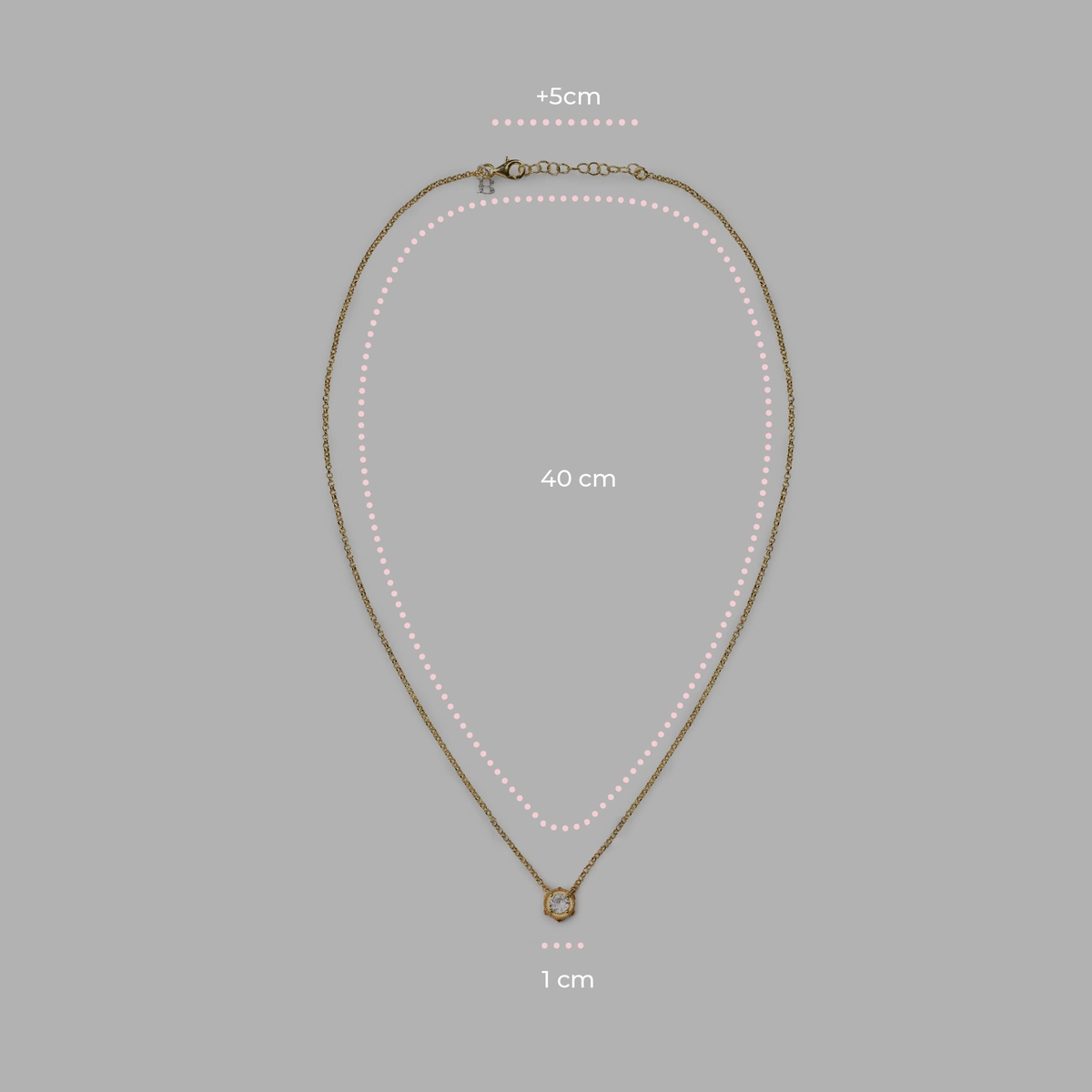 Collana donna Isola Bella Tamburello in argento e zircone 20001471