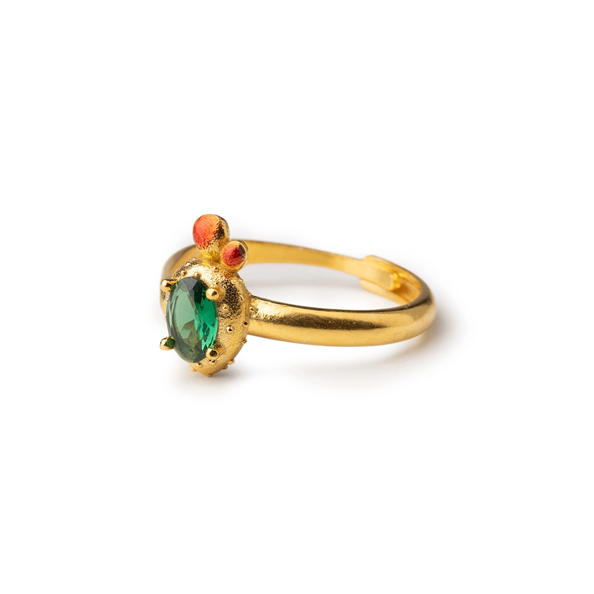 Anello donna Isola Bella Fico d'India in argento e zirconi 20001475