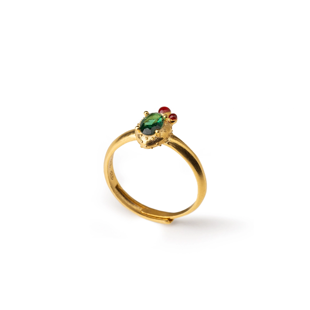 Anello donna Isola Bella Fico d'India in argento e zirconi 20001475