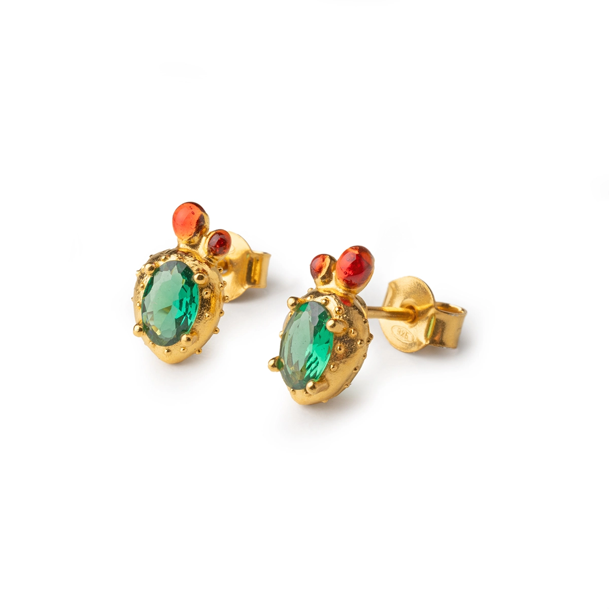 Orecchini donna Isola Bella Fico d'India in argento e zirconi 20001476