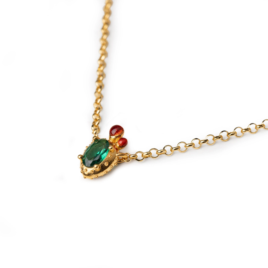 Collana donna Isola Bella Fico d'India in argento e zirconi 20001477