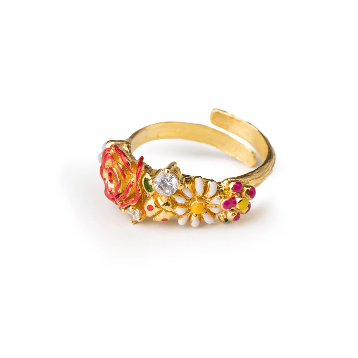 Anello donna Isola Bella Giardino Fiorito in argento e zirconi 20001487