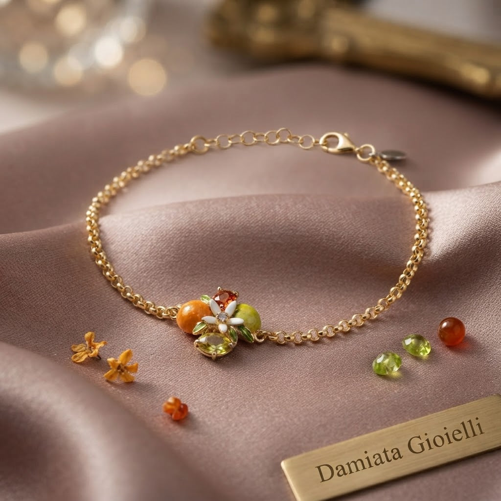 Bracciale donna Isola Bella Fiori di Zagara in argento e zirconi ref. 20001492