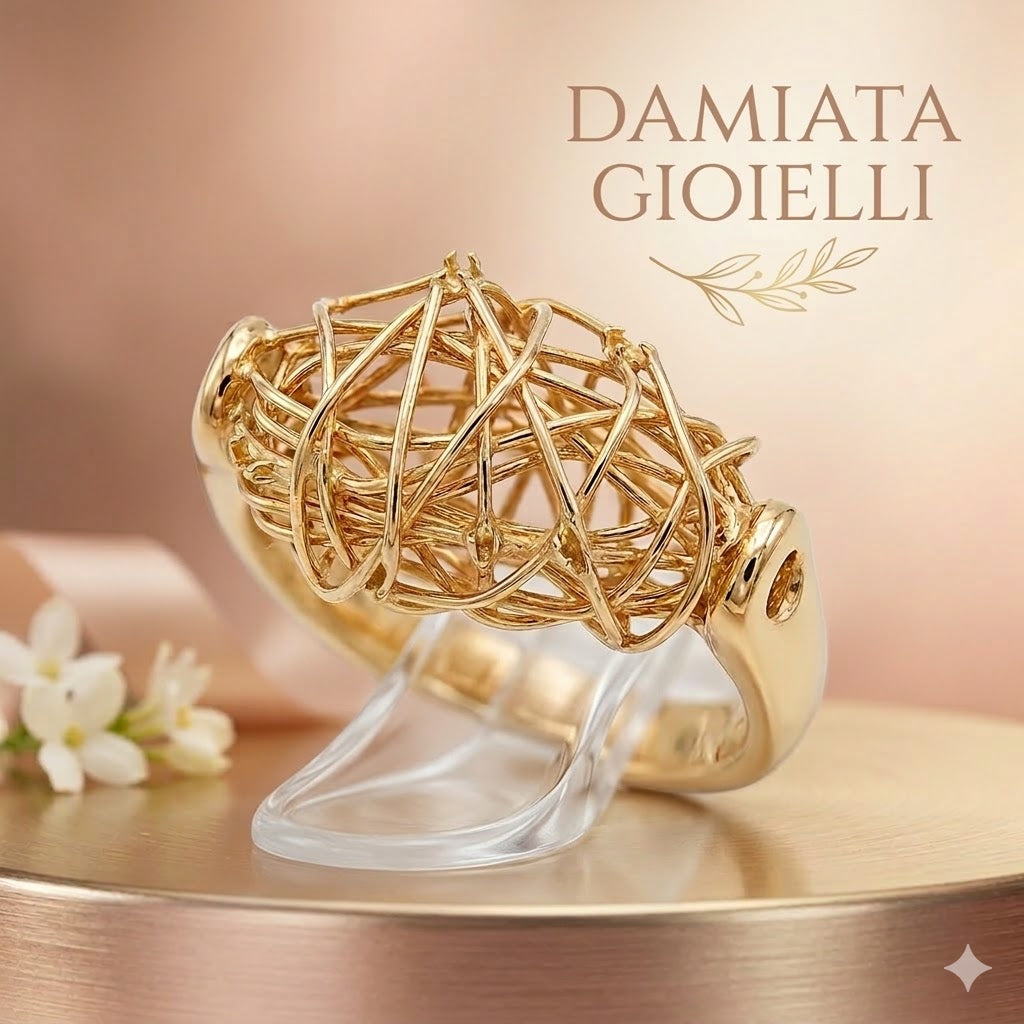 Anello fantasia donna Damiata Gioielli in oro giallo 2108/102