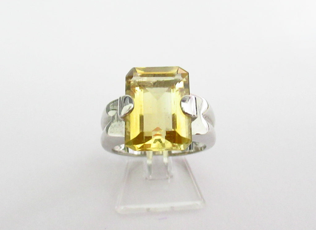 Anello donna Damiata Gioielli in oro bianco e quarzo 2120/102/1
