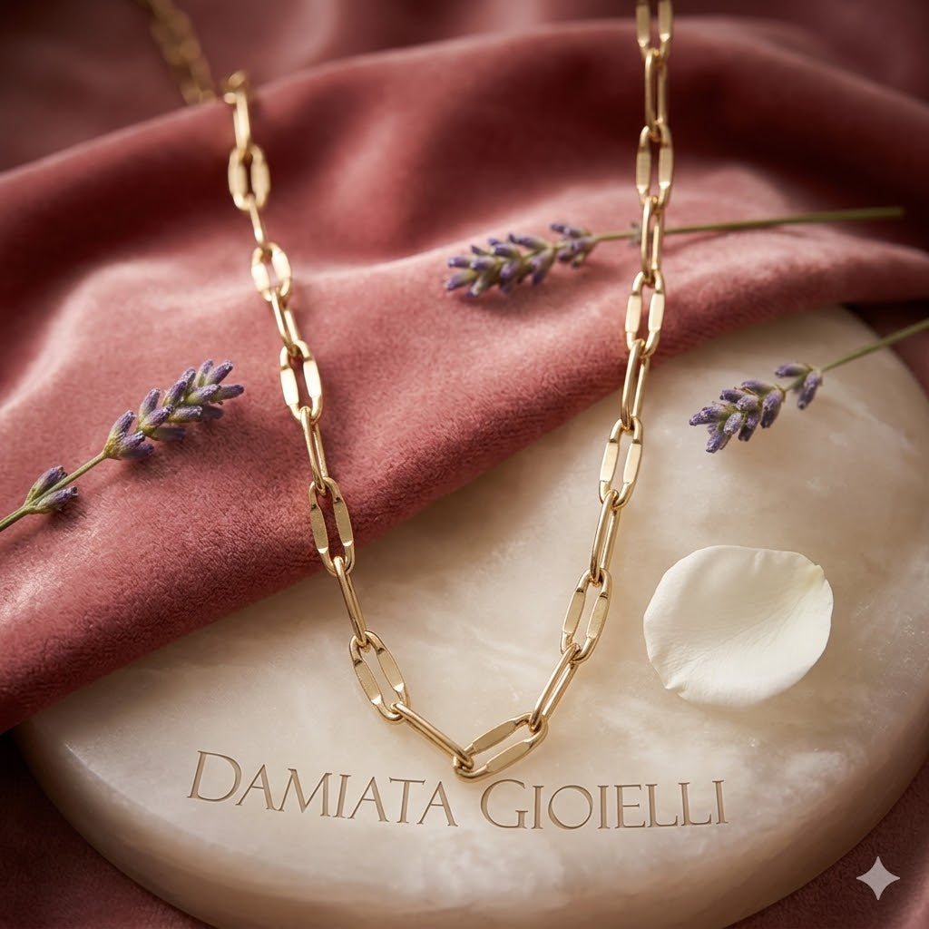 Collana a catena unisex Damiata Gioielli in oro giallo 2152/102/2