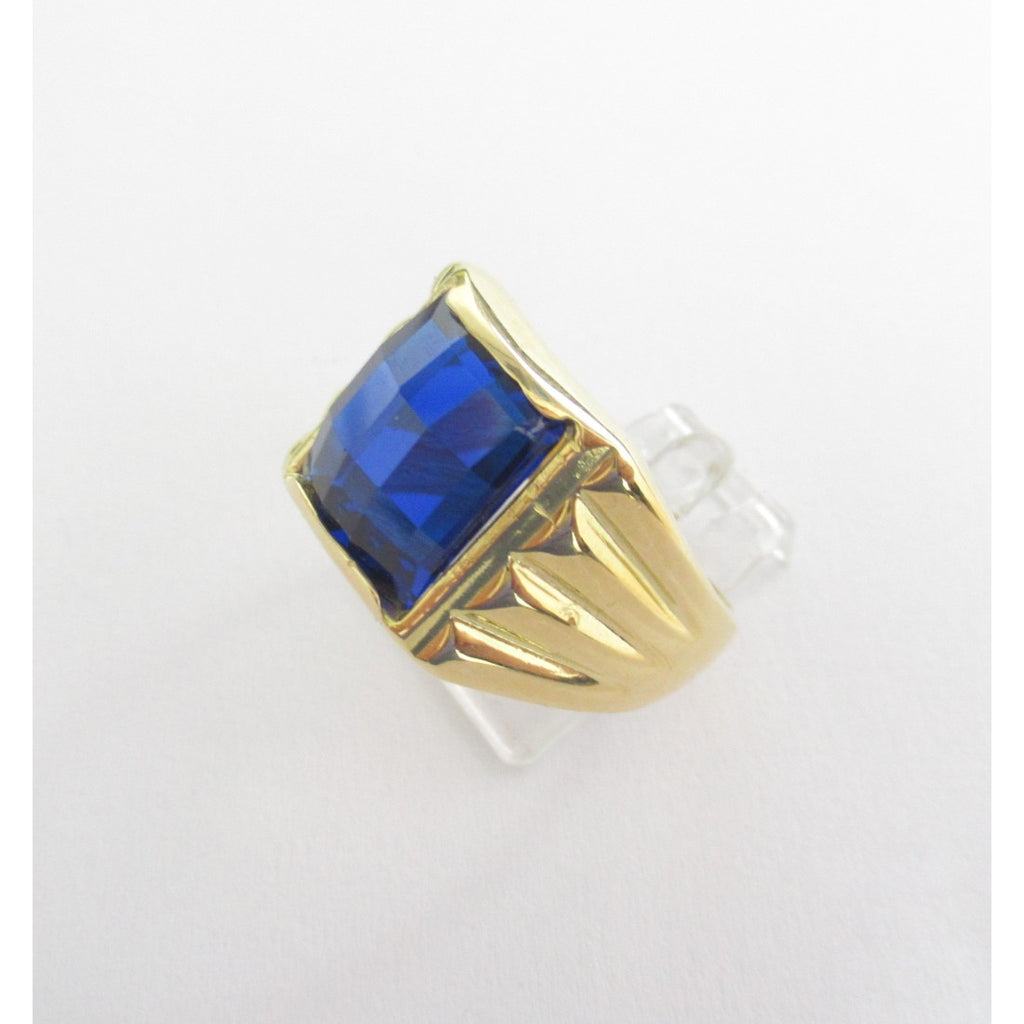 Anello uomo Damiata Gioielli in oro giallo con quarzo 2155/102/3
