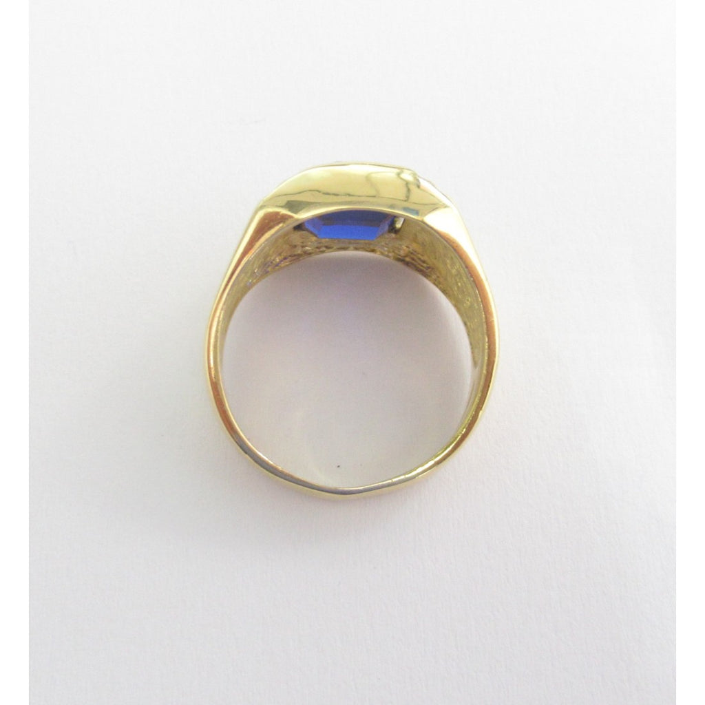 Anello uomo Damiata Gioielli in oro giallo con quarzo 2155/102/3