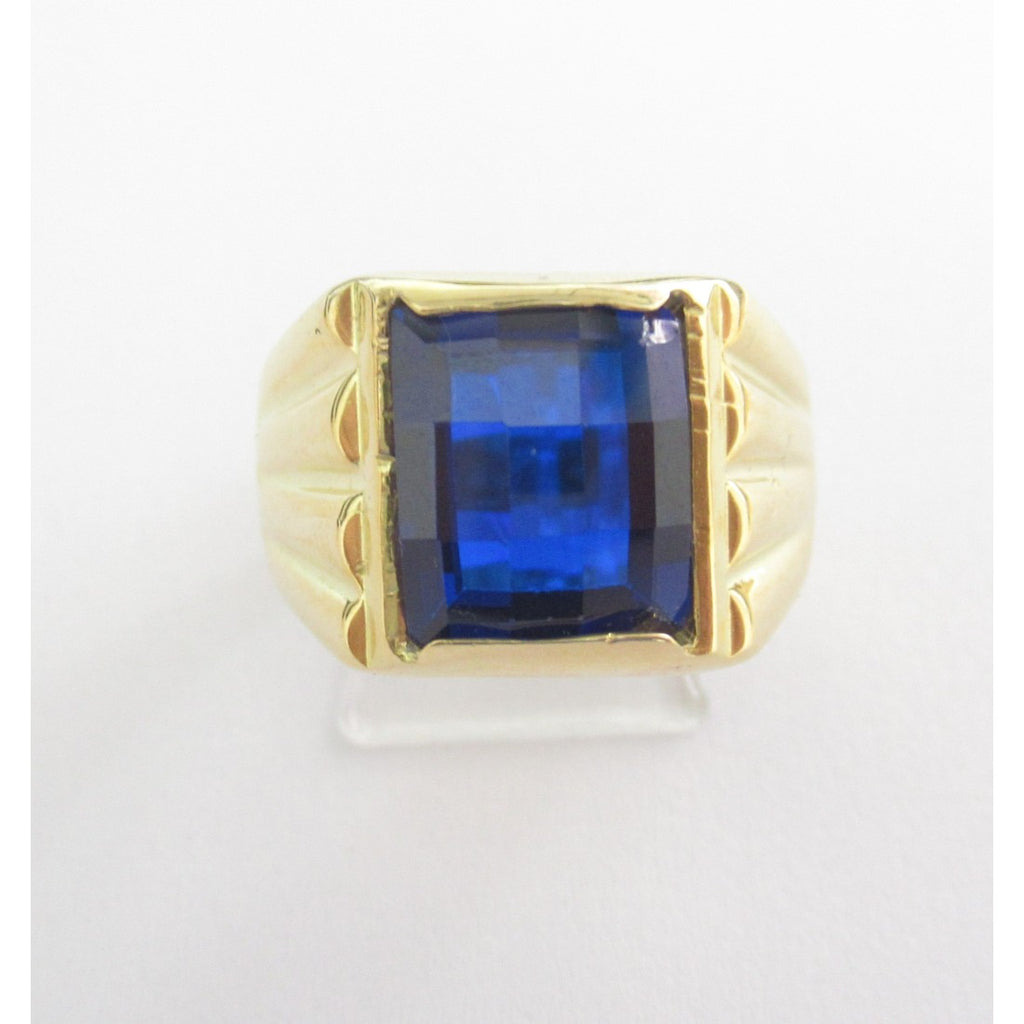 Anello uomo Damiata Gioielli in oro giallo con quarzo 2155/102/3