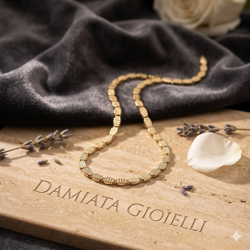 Collana a catena unisex Damiata Gioielli in oro giallo 2183/6/102