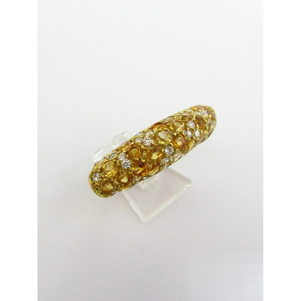 Anello fantasia donna Damiata Gioielli in oro giallo con zirconi 2186/102