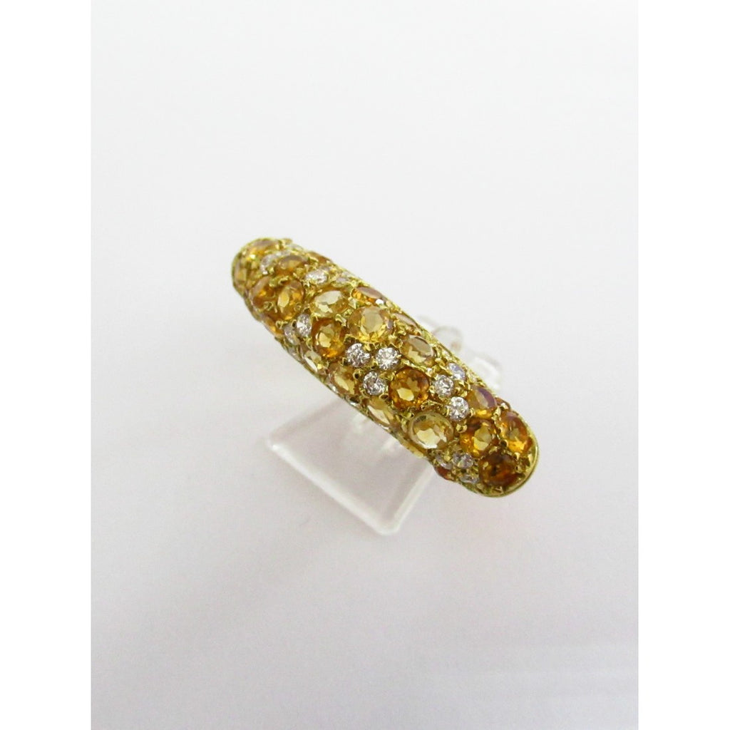 Anello fantasia donna Damiata Gioielli in oro giallo con zirconi 2186/102