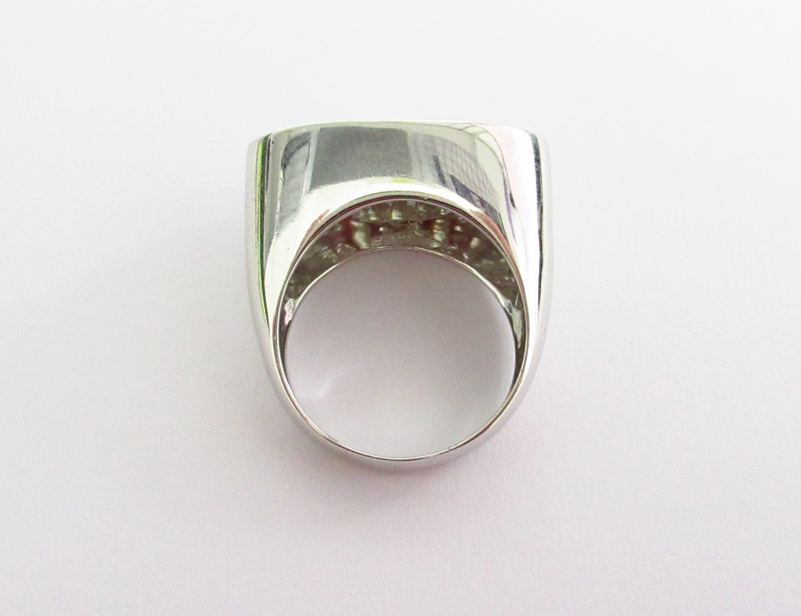 Anello donna Damiata Gioielli in oro bianco e zirconi 2193/102