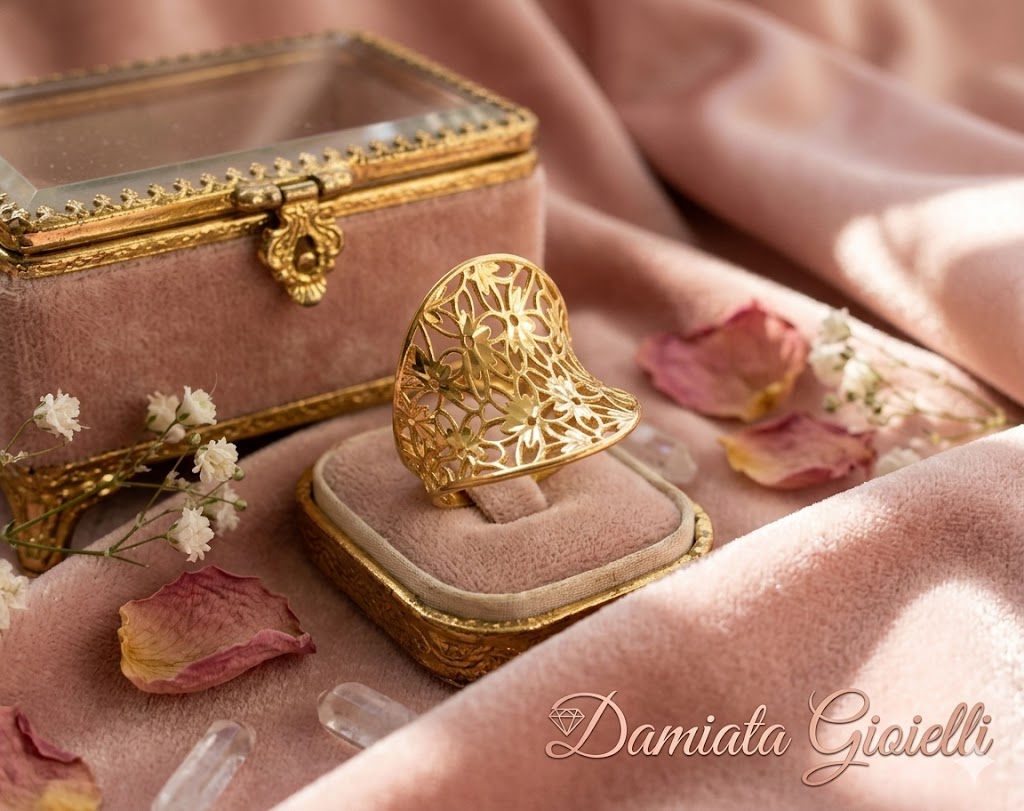 Anello donna Damiata Gioielli in oro giallo 570/5/102-A