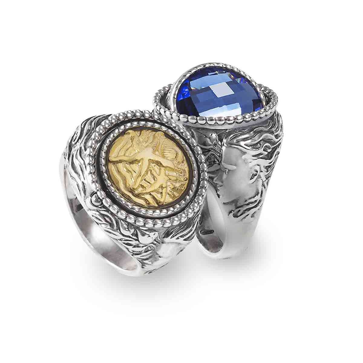 Anello Gerardo Sacco donna in argento collezione estate 27692