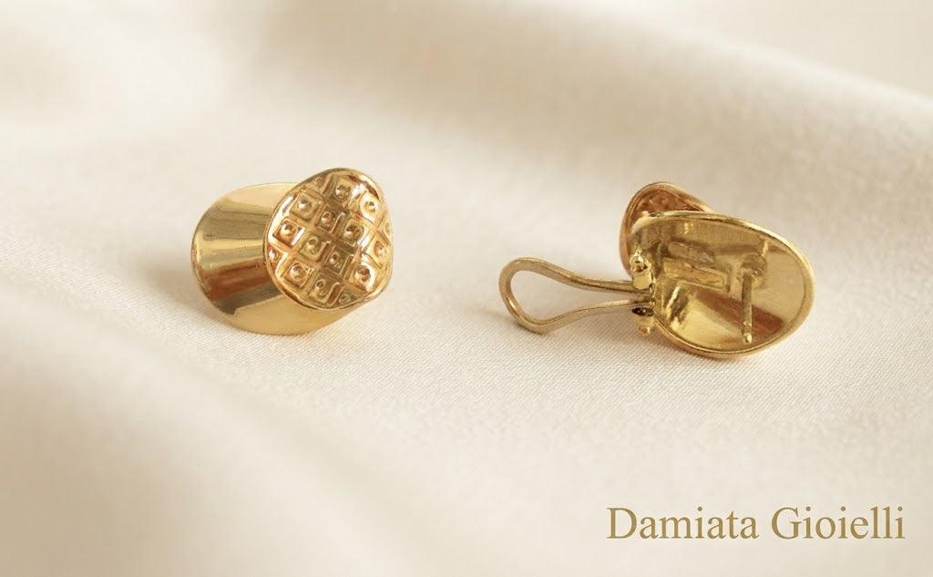 Orecchini fantasia donna Damiata Gioielli in oro giallo ref. 283/102