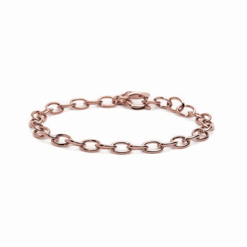 Bracciale a catena donna Marlù in acciaio rosè 2BR0091R