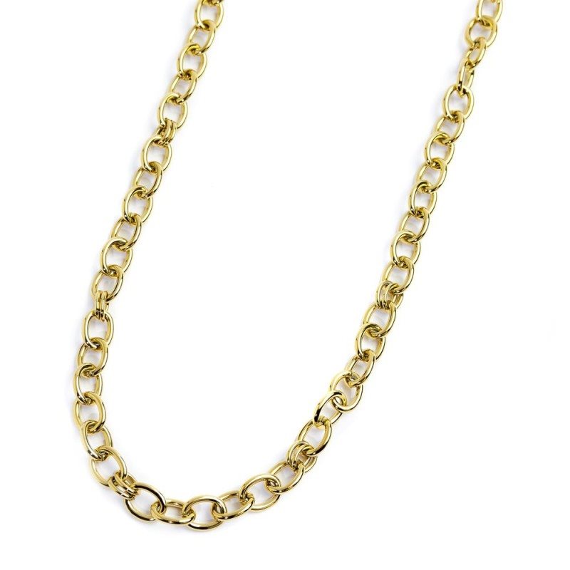 Collana a catena donna Marlù Vision in acciaio dorato 2CA0036G