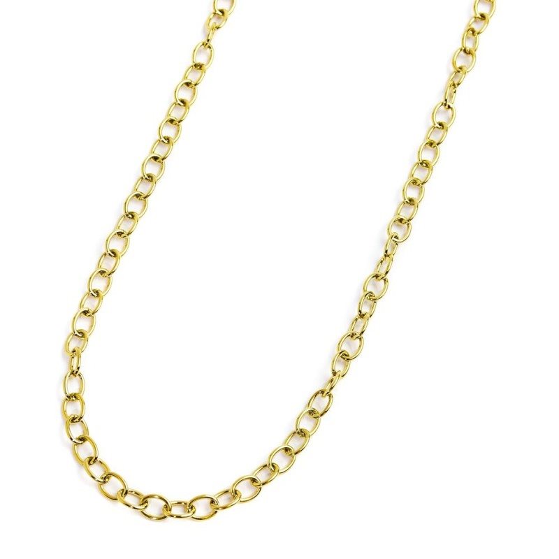 Collana a catena donna Marlù Vision in acciaio dorato 2CA0037G