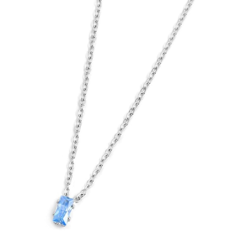 Collana donna Marlù in acciaio e cristallo 2CN0048-AM