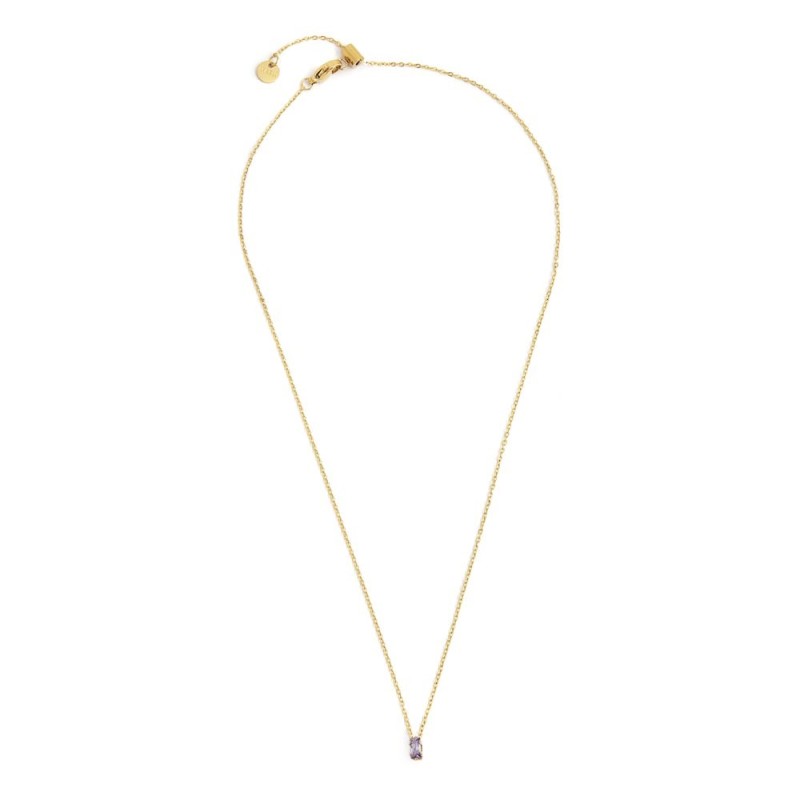 Collana donna Marlù in acciaio dorato e cristallo 2CN0048G-P