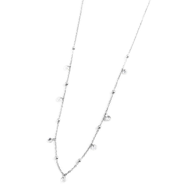 Collana donna Marlù Be Woman in acciaio e cristalli 2CO0064-W
