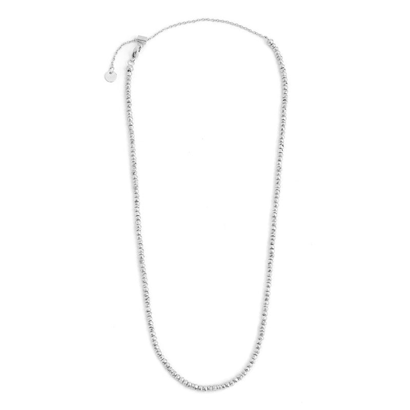 Collana unisex Marlù in acciaio e ematite cromata 2CO0071
