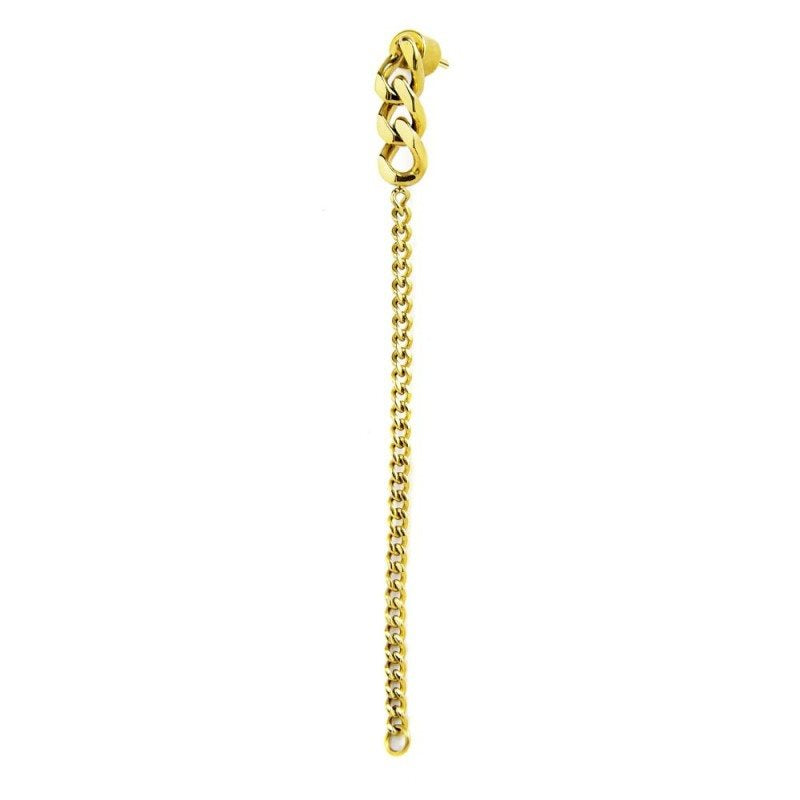 Monorecchino pendente donna Marlù Vision in acciaio dorato 2OR0083G