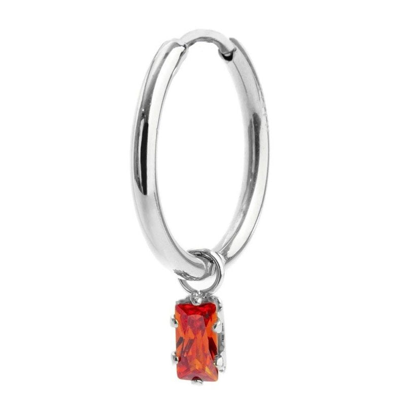 Monorecchino donna Marlù collezione "Be Woman" in acciaio e cristallo 2OR0090-H