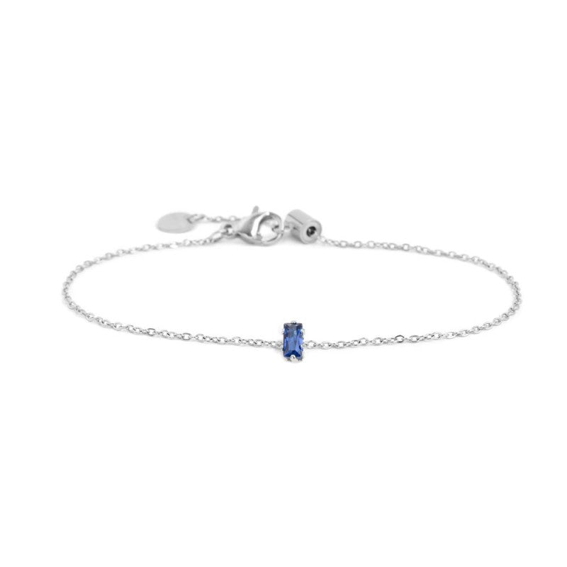 Bracciale donna Marlù in acciaio con cristallo 2BR0100-B