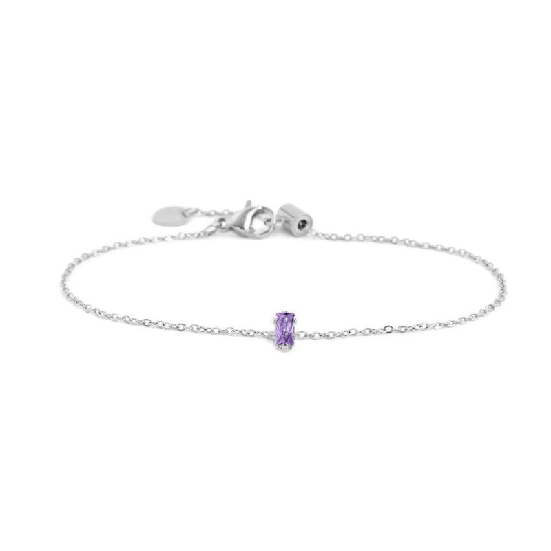 Bracciale donna Marlù in acciaio con cristallo 2BR0100-P